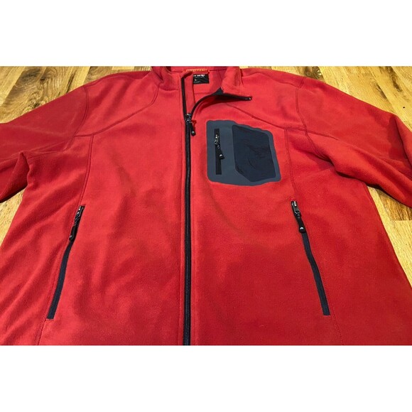 Solaris Soft Shell Series Long Sleeve Red Jacket Size Large - Picture 3 of 7